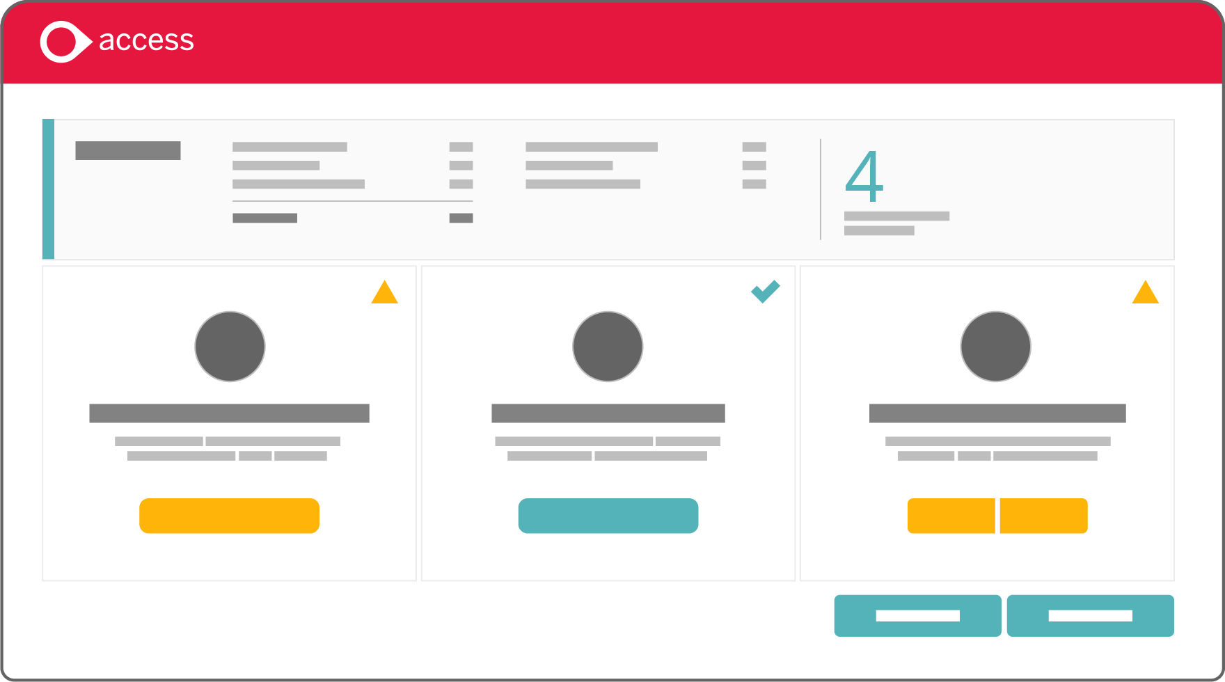 screenshot of Access Legal